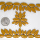 2 oz cp-Yellow Ellipse/Petal, CeramicPetals tile - Kismet Mosaic - mosaic supplies