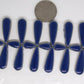 2 oz ct-Blue Teardrops, Ceramic Teardrops tile - Kismet Mosaic - mosaic supplies