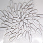 4oz ct-White Teardrops, CeramicTeardrops tile - Kismet Mosaic - mosaic supplies