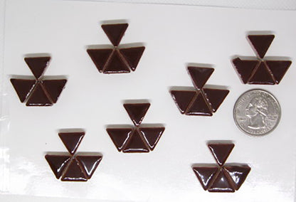 ctr-Brown Ceramic Triangles
