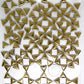 4 oz ceramic triangles, gold, glazed ceramic