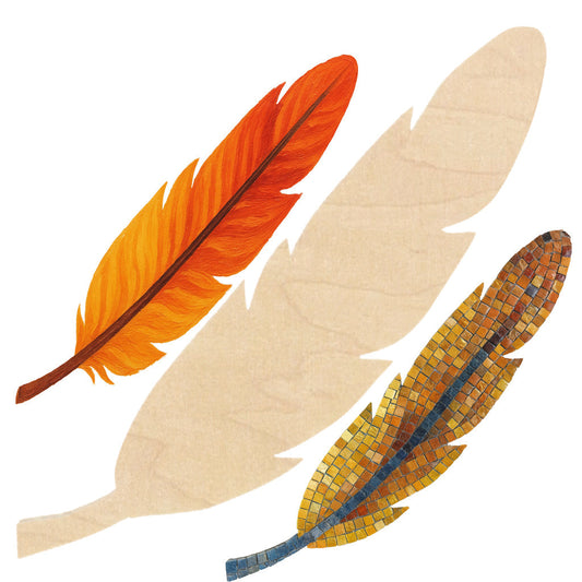 Feather 16" Multi-Art Shape