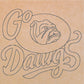 Georgia Bulldogs Go Dawgs 12"x12" (pre-drilled for hanging kit)