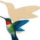Humming Bird Multi-Art Shape Wood