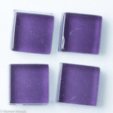 k186 - Plum, Krystal 10mm tile - Kismet Mosaic - mosaic supplies