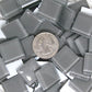 k204 - Gray, Krystal 20mm tile - Kismet Mosaic - mosaic supplies