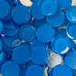23mm blue krystal round tiles