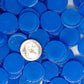 23mm blue krystal round tiles