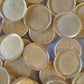 23mm gold round tiles