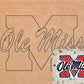 Ole Miss 11"x14" (pre-drilled for hanging kit)
