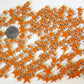 cha-Ceramic Charms-Orange Stars
