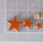 cha-Ceramic Charms-Orange Stars
