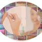 9 Inch Oval Acrylic Mirror - Silver/Gold/Rose Gold
