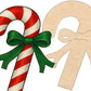 Candy Cane Multi-Art Shape with Hanger