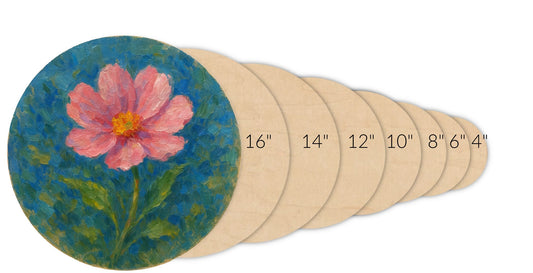 Circles Multi-Art Shape (1/4" thick wood) - choose size