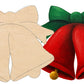 Christmas Bells with Pattern Multi-Art Shape with Sawtooth