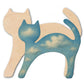 Fun Cat Multi-Art Shape with Hanger - wood