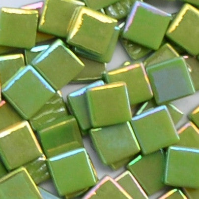 111-i Lime Green, 12mm - Greens & Teals tile - Kismet Mosaic - mosaic supplies