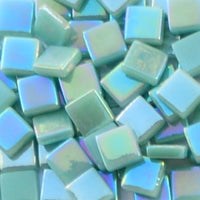 113-i Light Teal, 12mm - Greens & Teals tile - Kismet Mosaic - mosaic supplies