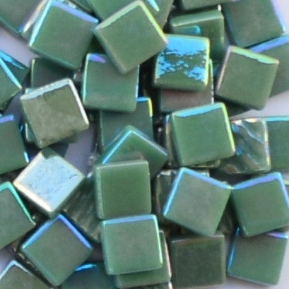 115-i Teal Green, 12mm - Greens & Teals tile - Kismet Mosaic - mosaic supplies