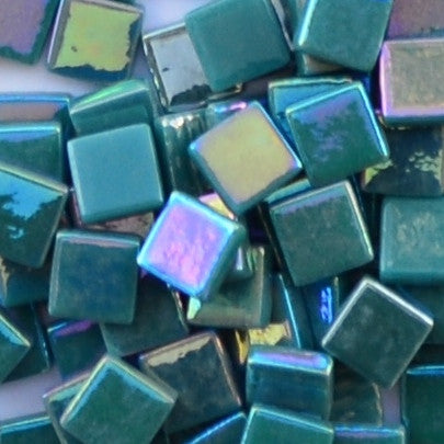 116-i Dark Teal, 12mm - Greens & Teals tile - Kismet Mosaic - mosaic supplies