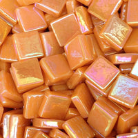 1104-i Tangerine, 12mm - Oranges, Reds & Pinks tile - Kismet Mosaic - mosaic supplies