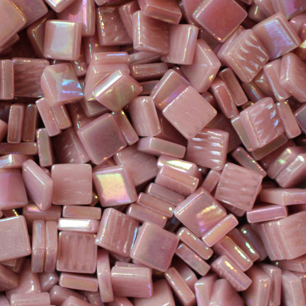 117-i Pink, 12mm - Oranges, Reds & Pinks tile - Kismet Mosaic - mosaic supplies