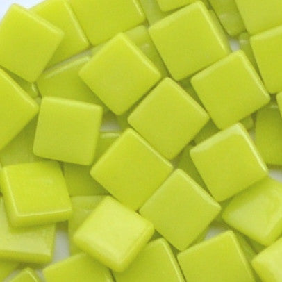 129-g Lemon Meringue, 12mm - Yellows tile - Kismet Mosaic - mosaic supplies