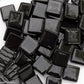 149-g Carbon Black, 12mm - White, Gray & Black tile - Kismet Mosaic - mosaic supplies