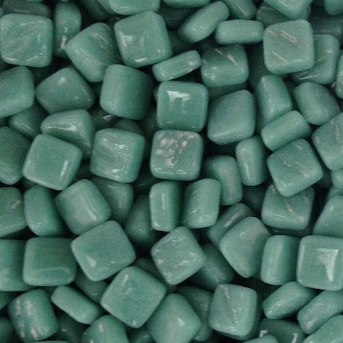 15-g Teal Green, 8mm mosaic tile - Greens & Teals tile - Kismet Mosaic - mosaic supplies