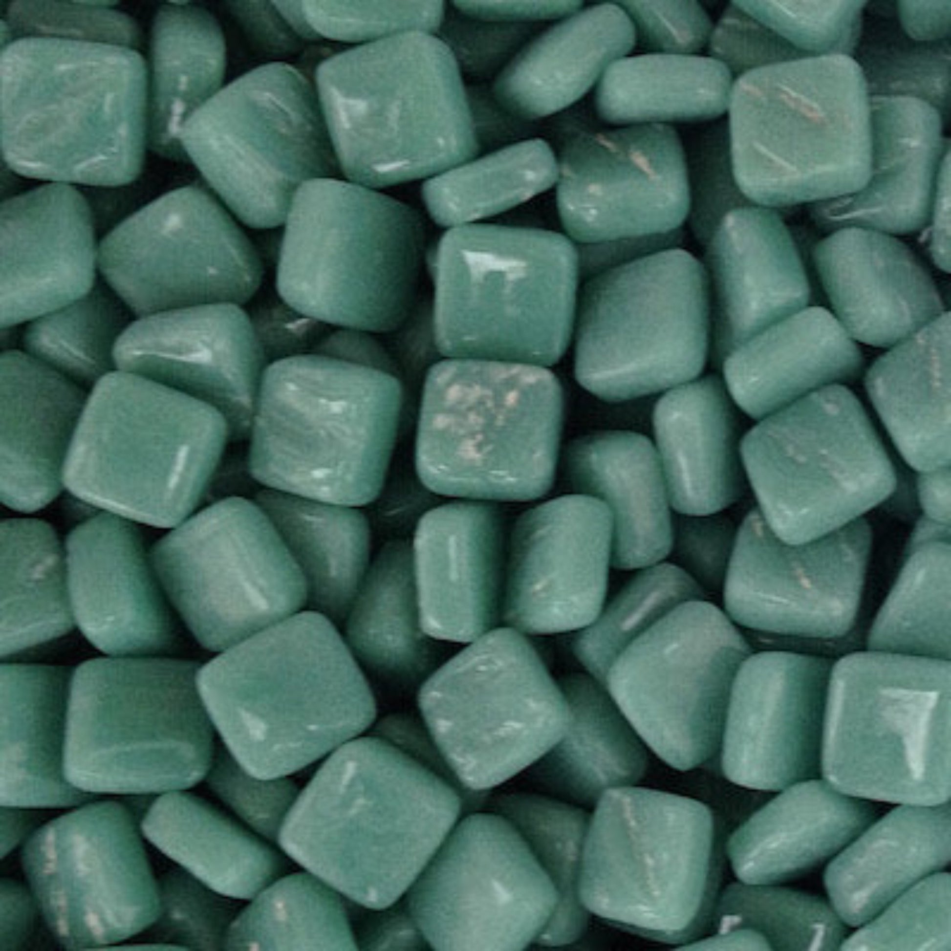 15-g Teal Green, 8mm mosaic tile - Greens & Teals tile - Kismet Mosaic - mosaic supplies