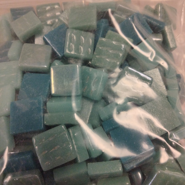 12mm Mix - Teals