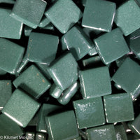 187-g Dark Forest Green, 12mm - Greens & Teals tile - Kismet Mosaic - mosaic supplies