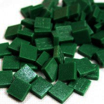 187-m Dark Forest Green, 12mm - Greens & Teals tile - Kismet Mosaic - mosaic supplies