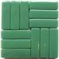 515-g - Teal Green rectangle - Gloss