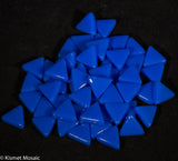769-g - Cobalt Blue Triangle, TriangleGloss tile - Kismet Mosaic - mosaic supplies
