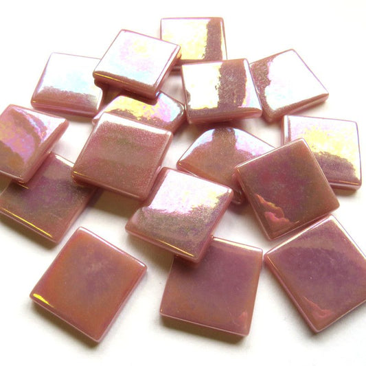 835-i 25mm Light Rose Iridized Loose Tile