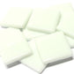 840-g Zinc White Gloss 25mm - recycled glass tile - Kismet Mosaic - mosaic supplies