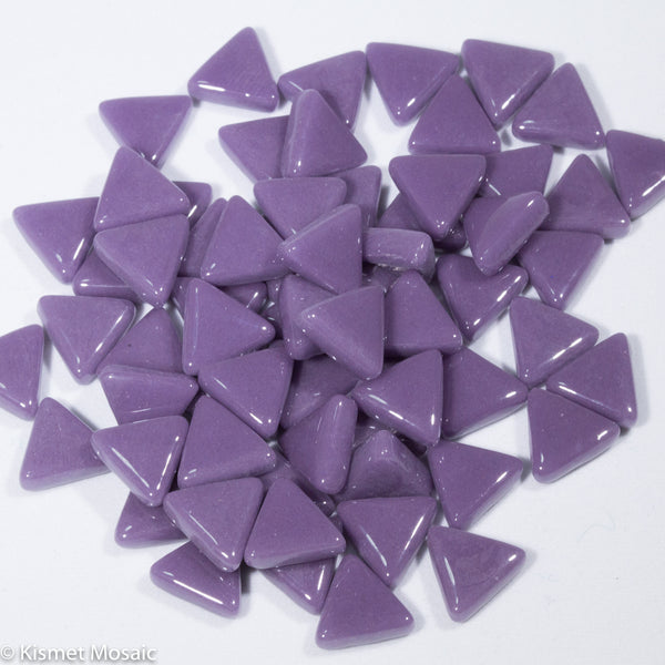 785-g - Purple Triangle, TriangleGloss tile - Kismet Mosaic - mosaic supplies