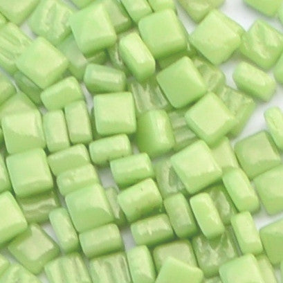 03-g Apple Green, 8mm - Greens & Teals tile - Kismet Mosaic - mosaic supplies