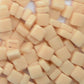 102-g Light Peach, 8mm - Oranges, Reds & Pinks tile - Kismet Mosaic - mosaic supplies