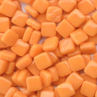 104-g Tangerine, 8mm - Oranges, Reds & Pinks tile - Kismet Mosaic - mosaic supplies