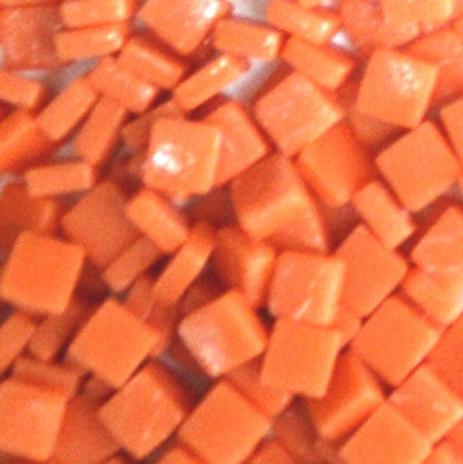 105-m Orange, 8mm - Oranges, Reds & Pinks tile - Kismet Mosaic - mosaic supplies