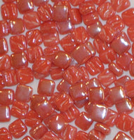 107-i Chili Red, 8mm - Oranges, Reds & Pinks tile - Kismet Mosaic - mosaic supplies