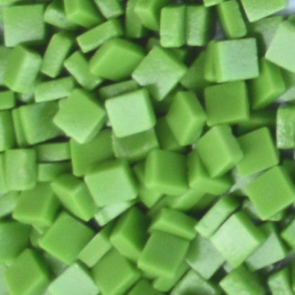 11-m Lime Green, 8mm - Greens & Teals tile - Kismet Mosaic - mosaic supplies