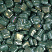 15-i Teal Green, 8mm - Greens & Teals tile - Kismet Mosaic - mosaic supplies