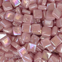 17-i Pink, 8mm - Oranges, Reds & Pinks tile - Kismet Mosaic - mosaic supplies