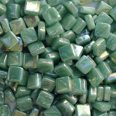 19-i Sea Green, 8mm - Greens & Teals tile - Kismet Mosaic - mosaic supplies
