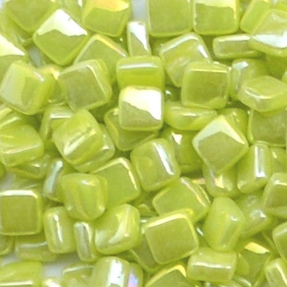 29-i Yellow Meringue, 8mm - Yellows tile - Kismet Mosaic - mosaic supplies