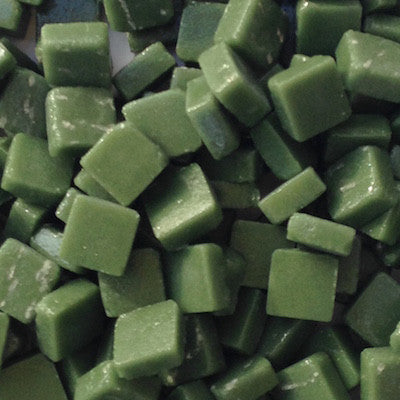 37-m Palmetto Green, 8mm - Greens & Teals tile - Kismet Mosaic - mosaic supplies